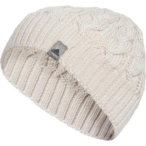 imageadidas Womens Whittier Beanie standard fit acrylic knit skull caphat for winterAlumina Beige F23