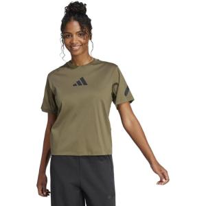 imageadidas Womens ZNE TShirtOlive Strata