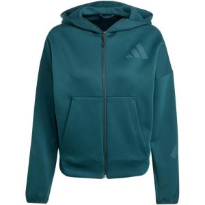 imageadidas Womens Zne FullZip HoodieAurora Ivy