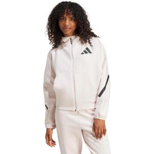 imageadidas Womens Zne FullZip HoodieWonder Quartz