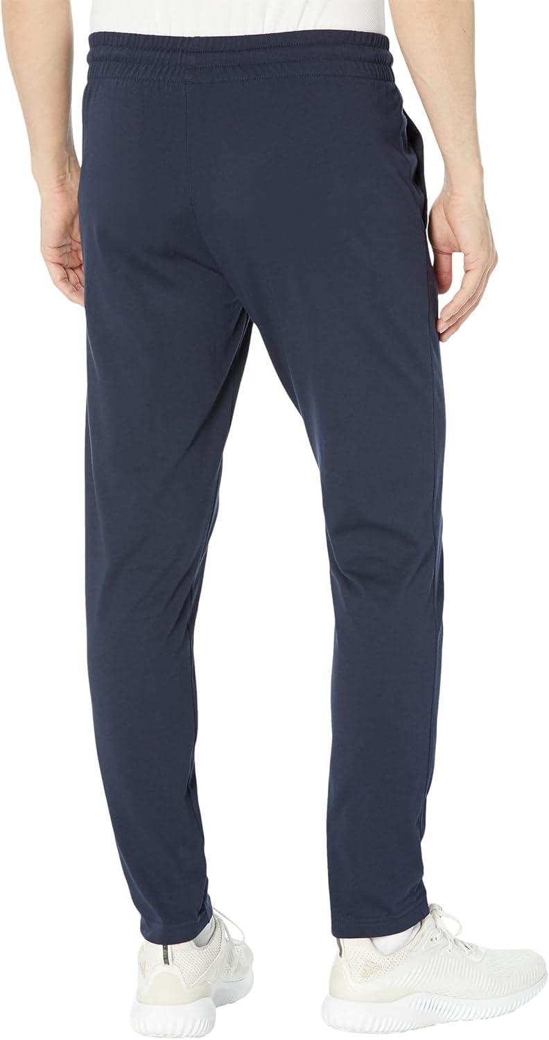 imageadidas Mens Essentials Single Jersey Tapered Open Hem PantsInk