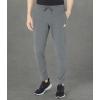 imageadidas Mens Essentials Single Jersey Tapered Open Hem PantsDark Grey Heather