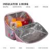 imageAffiliate Lunch Bag with handle insulated bento box for women and menAdi Haze Clear PinkClear PinkWhite