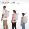 imageSaturday 2 Tote Backpack 23L durable lightweight athletic carry bag with handlesPreloved Teal Green