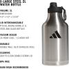 imageadidas 2 Liter 62 Oz Metal Water Bottle HotCold DoubleWalled Insulated 188 Stainless SteelStainless SteelBlack2
