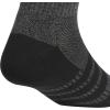 imageadidas Mens Cushioned X 4 3Pack MidCrew SockBlackOnix Grey