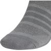 imageadidas Mens Cushioned X 4 3Pack MidCrew SockOnix GreyGrey