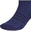 imageadidas Mens Cushioned X 4 3Pack MidCrew SockTech Indigo BlueDark Blue