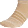 imageadidas Mens Cushioned X 4 3Pack MidCrew SockWarm Sandstone Beige Raw Desert