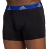imageadidas Mens Stretch Cotton Boxer Brief Underwear 3Pack 2020BlackTeam Royal BlueImpact Yellow