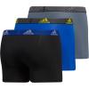 imageadidas Mens Stretch Cotton Boxer Brief Underwear 3Pack 2020BlackTeam Royal BlueImpact Yellow