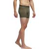 imageadidas Mens Stretch Cotton Boxer Brief Underwear 3Pack 2020Olive Strata GreenBlackOnix GreyMicrofiber