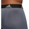 imageadidas Mens Stretch Cotton Boxer Brief Underwear 3Pack 2020Onix GreyBlackGreyPerformance