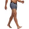 imageadidas Mens Stretch Cotton Boxer Brief Underwear 3Pack 2020Onix GreyBlackGreyPerformance