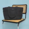 imageadidas Quilted All Me Puffer Tote Bag for Women Large Crossbody with Shoulder Strap Chalky Brown One SizeBlack