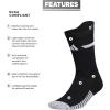 imageadidas Unisex Adizero Football Socks 1 Pair Cushioned Crew for Men Women Kids Team SportsBlackWhite  20
