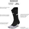 imageadidas Unisex Adizero Football Socks 1 Pair Cushioned Crew for Men Women Kids Team SportsBlackWhite