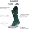 imageadidas Unisex Adizero Football Socks 1 Pair Cushioned Crew for Men Women Kids Team SportsDark GreenWhite