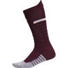 imageadidas Unisex Adizero Football Socks 1 Pair Cushioned Crew for Men Women Kids Team SportsMaroonWhite