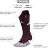 imageadidas Unisex Adizero Football Socks 1 Pair Cushioned Crew for Men Women Kids Team SportsMaroonWhite