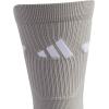 imageadidas Unisex Adizero Football Socks 1 Pair Cushioned Crew for Men Women Kids Team SportsMid GreyWhite  20