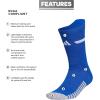imageadidas Unisex Adizero Football Socks 1 Pair Cushioned Crew for Men Women Kids Team SportsRoyal BlueWhite  20