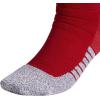imageadidas Unisex Adizero Football Socks 1 Pair Cushioned Crew for Men Women Kids Team SportsTeam Power RedWhite
