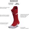imageadidas Unisex Adizero Football Socks 1 Pair Cushioned Crew for Men Women Kids Team SportsTeam Power RedWhite