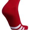 imageadidas Unisex Rivalry Field Compression Sport Socks for Men Women Athletic Socks MoistureWicking NCAA Compliant 2PackPower RedWhite
