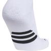 imageadidas Unisex Rivalry Field Compression Sport Socks for Men Women Athletic Socks MoistureWicking NCAA Compliant 2PackWhiteBlack2