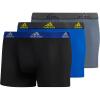 imageadidas Mens Stretch Cotton Boxer Brief Underwear 3Pack 2020BlackTeam Royal BlueImpact Yellow