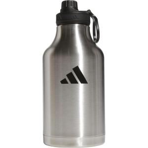 imageadidas 2 Liter 62 Oz Metal Water Bottle HotCold DoubleWalled Insulated 188 Stainless SteelStainless SteelBlack2