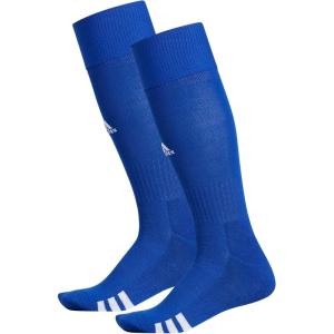 imageadidas Unisex Rivalry Field Compression Sport Socks for Men Women Athletic Socks MoistureWicking NCAA Compliant 2PackRoyal BlueWhite