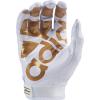 imageadidas Adifast 30 Youth Football Receiver Glove  Multiple StylesWhiteMetallic Gold
