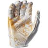 imageadidas Adizero 13 Football Receiver GlovesWhiteMetallic Gold V2
