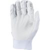 imageadidas Diamond King 30 Leather Batting GloveWhiteSilver