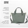 imageadidas Mini Tote for Women Small Crossbody BagPremiumSilver GreenGold Metallic