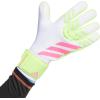 imageadidas Predator League Fingersave Goalie Soccer GlovesWhiteLucid LemonLucid Pink