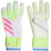 imageadidas Predator League Fingersave Goalie Soccer GlovesWhiteLucid LemonLucid Pink