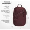 imageadidas Prime Mini Sling Crossbody Bag Small Size for Festivals and Travel Black OSFAAurora Ruby Red