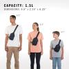 imageadidas Prime Mini Sling Crossbody Bag Small Size for Festivals and Travel Black OSFABlack
