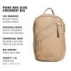 imageadidas Prime Mini Sling Crossbody Bag Small Size for Festivals and Travel Black OSFAWarm Sandstone Beige