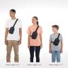 imageadidas Prime Mini Sling Crossbody Bag Small Size for Festivals and Travel Black OSFAWonder Alumina Grey