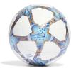 imageadidas IA0952 UCL TRN Recreational Soccer Ball Unisex AdultTopwhitesilver metbright cyanshock purple BottomIRON METSOLAR ORANGE
