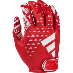 imageadidas Adizero 13 Football Receiver GlovesRedWhite
