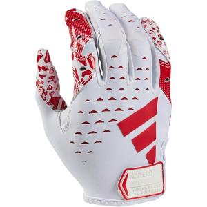 imageadidas Adizero 13 Football Receiver GlovesWhiteRed