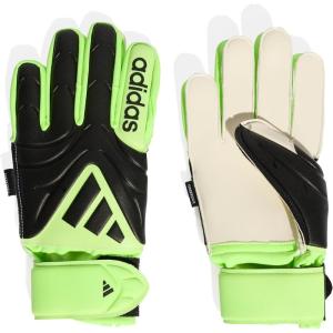 imageadidas Copa Match Fingersave Goalie GlovesBlackBlackLucid Lemon