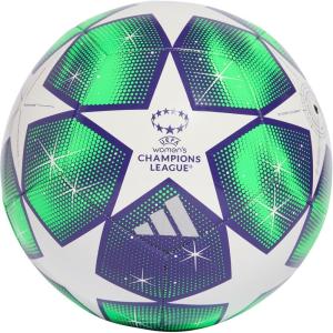 imageadidas UEFA Champions League 2425 Knockout Club Soccer BallWhiteRich PurpleSilver Metallic
