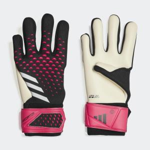 imageadidas UnisexAdult League Goalie Predator GlovesBlackWhiteTeam Shock Pink