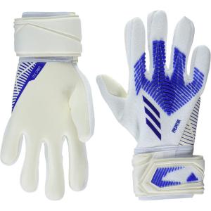 imageadidas UnisexAdult League Goalie Predator GlovesWhiteBlue